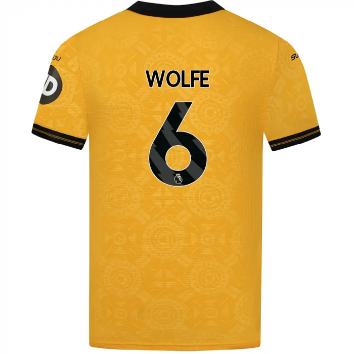 Wolverhampton Wanderers Shirt Store | 2025-26 Wolves Pro Home Shirt – Adult WOLFE 6 Collection Wolverhampton Wanderers Official Gear